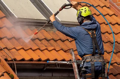Démoussage et hydrofuge de toiture à Gunstett